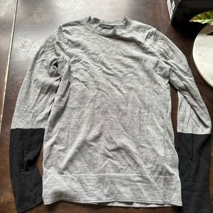 Club Monaco grey wool crewneck sweater size small